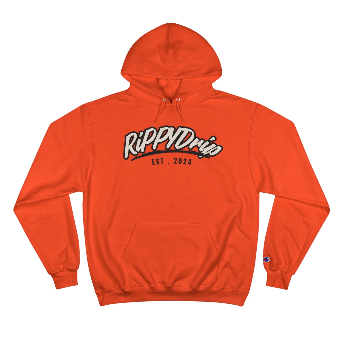 Champion Hoodie - Street Wear with Large Front Logo Design
