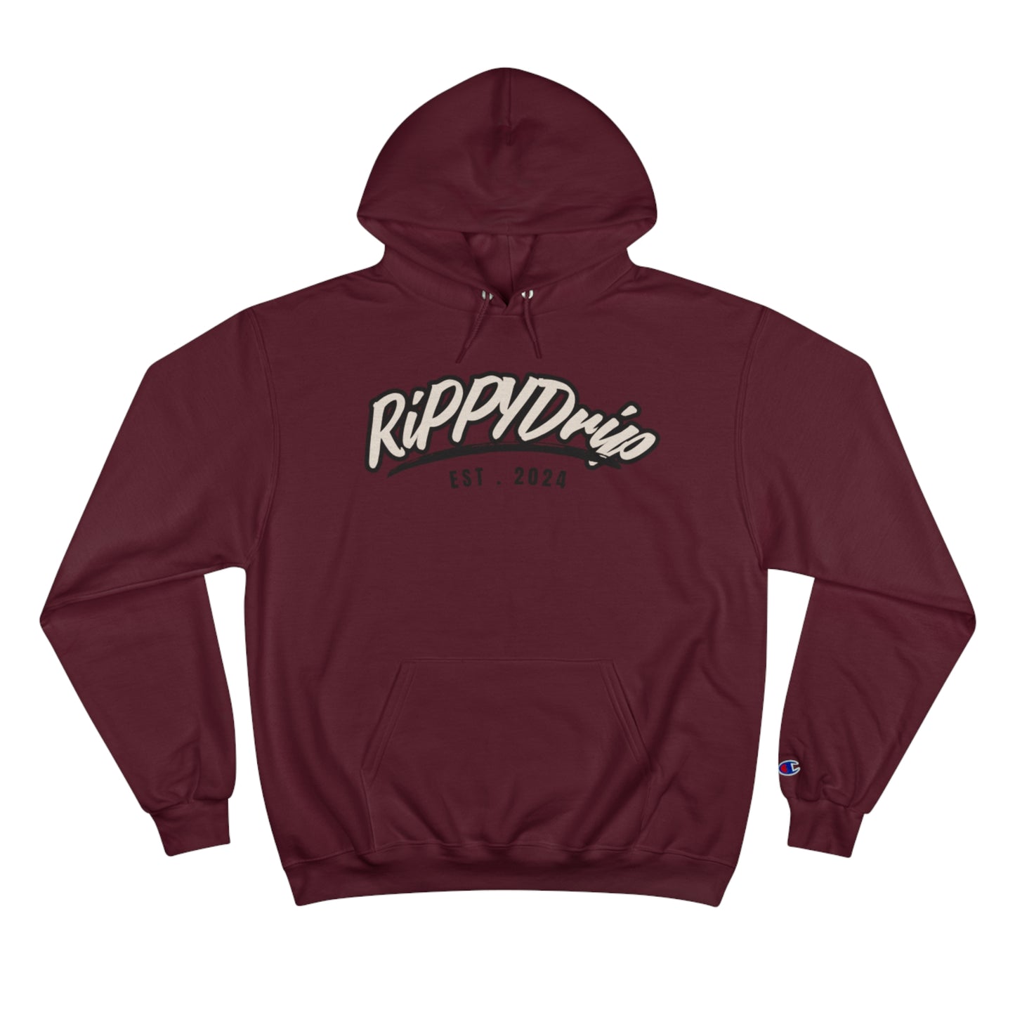 Champion Hoodie - Street Wear with Large Front Logo Design